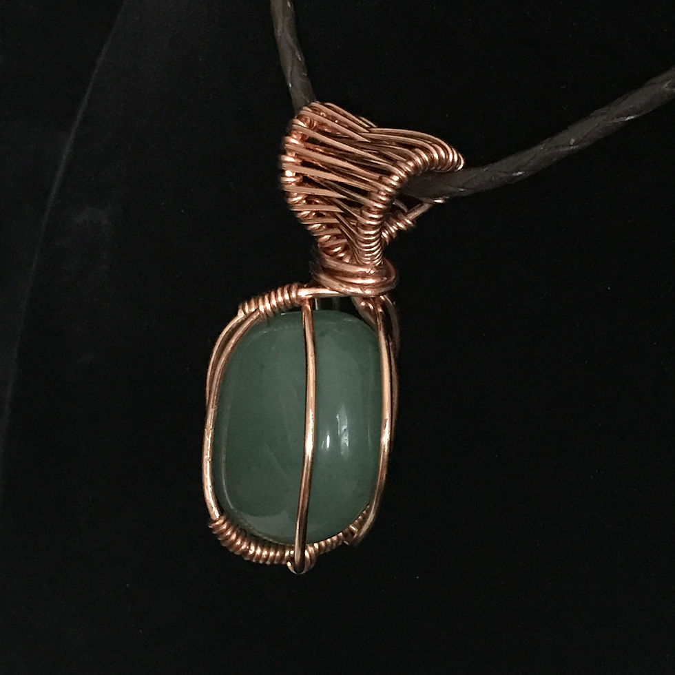 Thumbnail: Wrapped Green Aventurine Necklace, Courtesy of One Thirty One