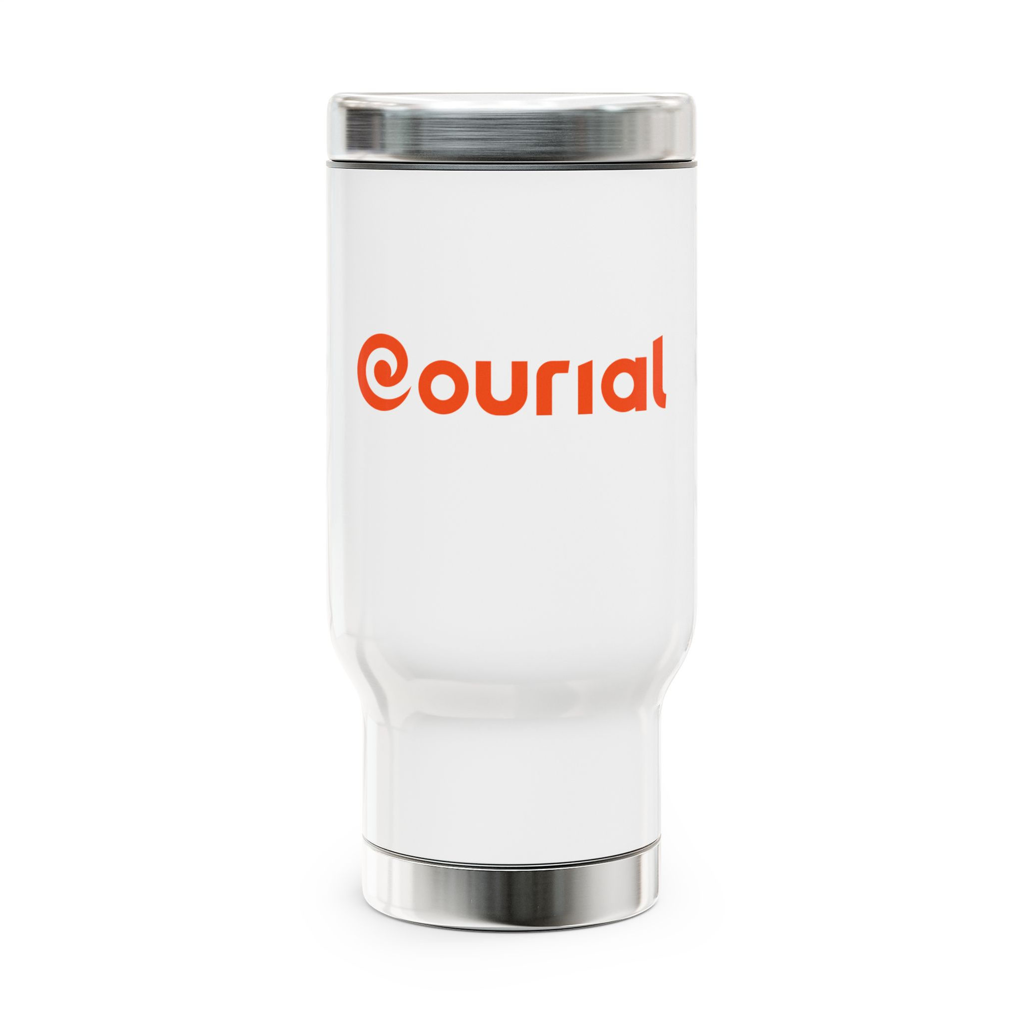 Stainless Steel Travel Mug with Handle, 14oz