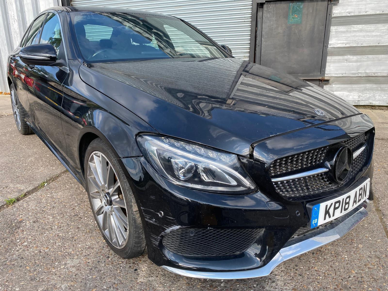 2018 18 REG MERCEDES C CLASS C200 AUTO AMG 1.6TDi DAMAGED REPAIRABLE SALVAGE