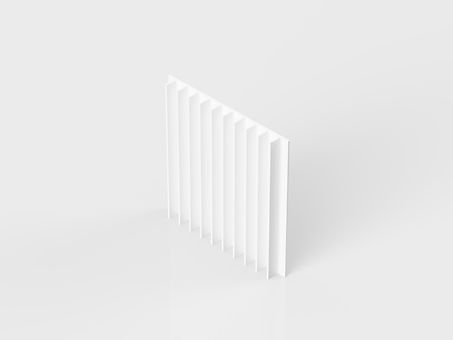Twin-Wall Sheets Lengthways-ribbed Open