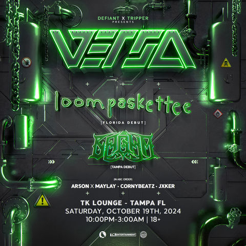 VERSA HEADLINE SHOW WITH LOOMPASKETTE - TK LOUNGE, TAMPA, FL