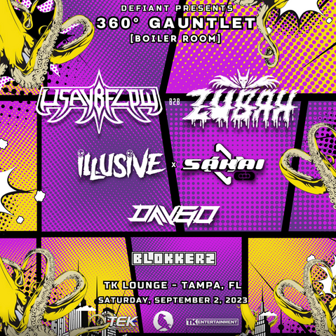 USAYBFLOW B2B ZUBAH - TK LOUNGE, TAMPA, FL [360 BOILER]