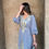 Thumbnail: Light Blue with Silver Caftan