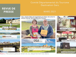 Le Gers dans les médias : plus de 80 articles ont vanté la Destination en mars