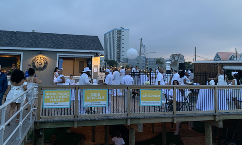 Diner En Blanc Atlantic City at North Beach Mini Golf