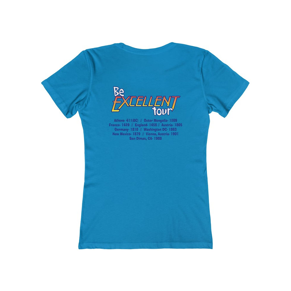 Thumbnail: Wyld Stallyns Bill & Ted's Excellent Adventure Women's Cut TOUR SHIRT!