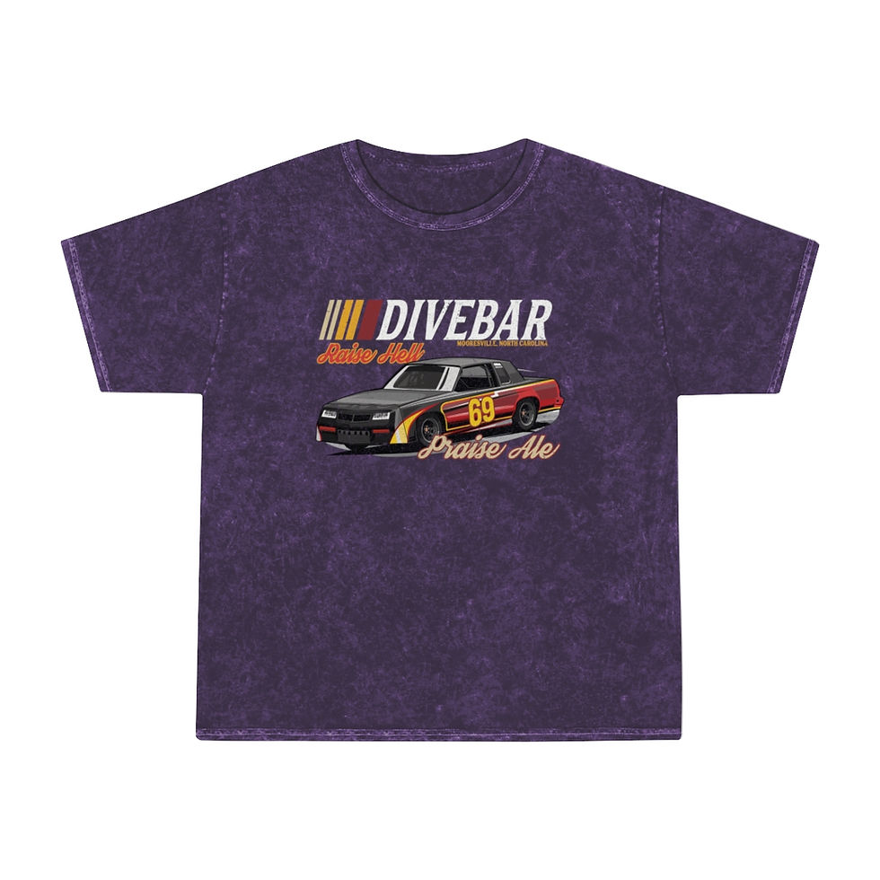 Thumbnail: Raise Hell, Praise Ale Racing Mineral Wash T-Shirt