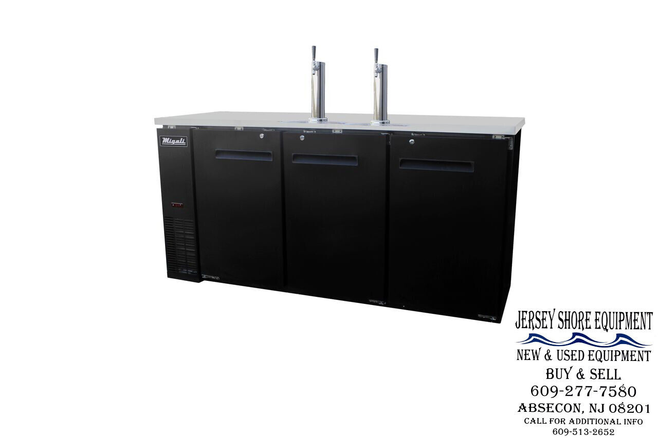 MIGALI C-DD72" THREE DOOR 3 KEG DIRECT DRAW BEER DISPENSER - WARRANTY