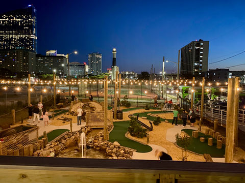 Night Mini Golf at North Beach Mini Golf Atlantic City