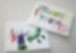 Child-drawn thank you notes by NICU graduates