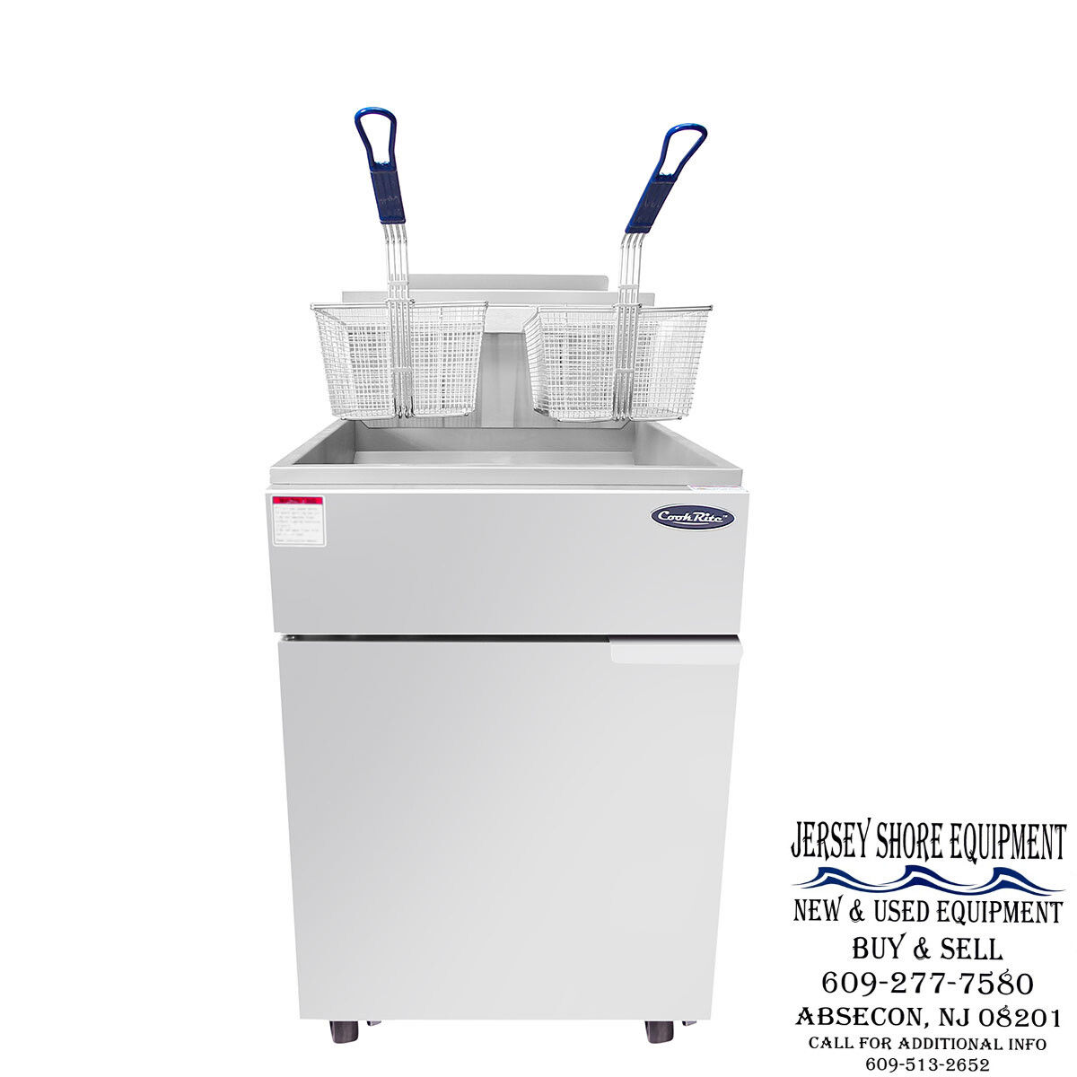 ATOSA ATFS-50 LB S/S DEEP FRYER WITH 136,000 BTU, LP/NG AVAILABLE