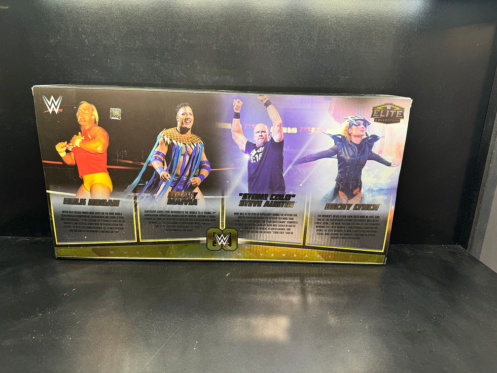 Thumbnail: Target Exclusive WWE 60th Anniversary Elite 4-Pack, Recalled Packaging