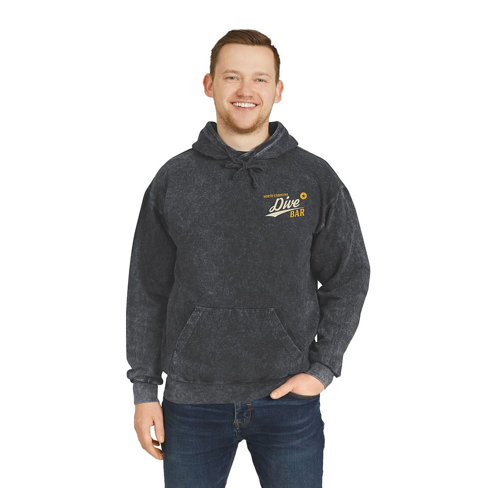 Thumbnail: Dive Bar  "Raise Hell Praise Ale" Unisex Mineral Wash Hoodie