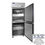 Thumbnail: ATOSA MBF8010GR Top Mount Refrigerator ½ door