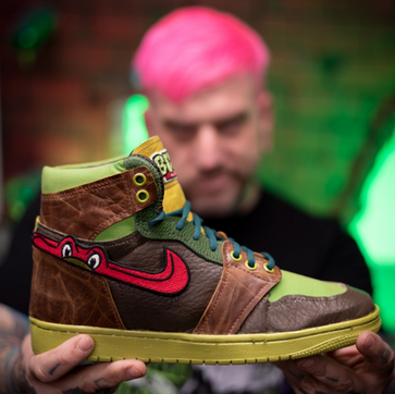 Switching Gears: Ink Master Alumni Now Creates Custom Air Jordans Full-Time...And Isn't Turning Back