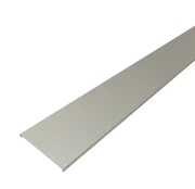 Aluminum straight ladder cable tray covers for rooftop and outdoor telecom installations