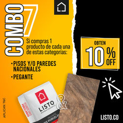 Publicidad Listo mundo Cerámico redes Combos