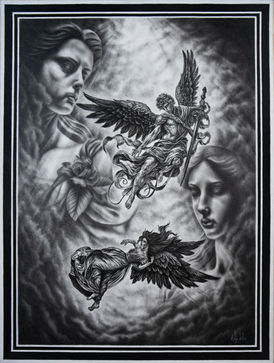 Lost Love - Charcoal by Haley Nielsen.