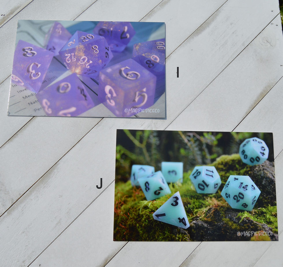 Thumbnail: Dice Photo Postcards