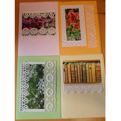 Handmade Greetings Cards (blank inside) TheLaceGuild
