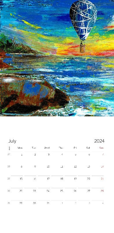 Thumbnail: Calendar -Hot Air Balloons