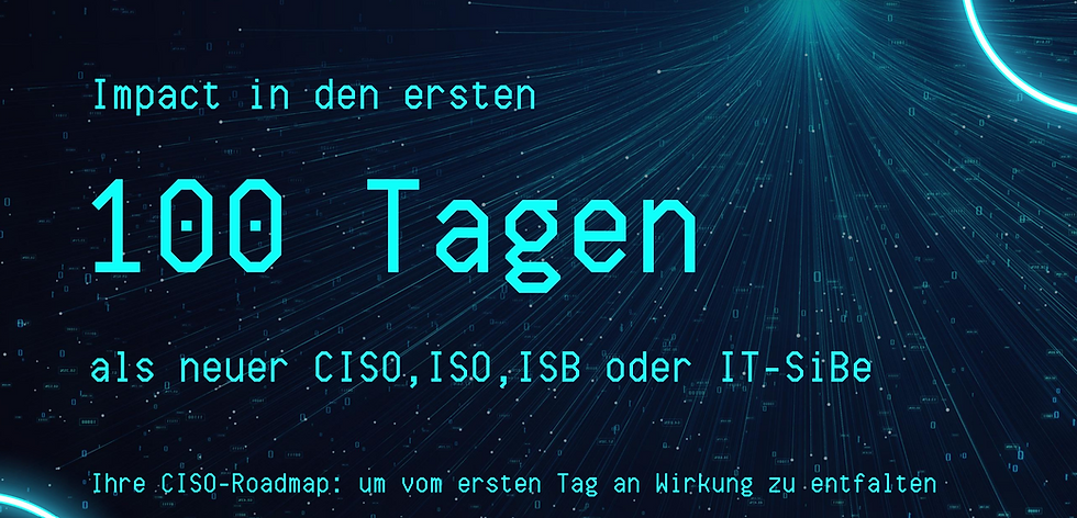 𝗧𝗵𝗲 𝗳𝗶𝗿𝘀𝘁 100 𝗱𝗮𝘆𝘀 𝗮𝘀 𝘁𝗵𝗲 𝗻𝗲𝘄 𝗖𝗵𝗶𝗲𝗳 𝗜𝗻𝗳𝗼𝗿𝗺𝗮𝘁𝗶𝗼𝗻 𝗦𝗲𝗰𝘂𝗿𝗶𝘁𝘆 𝗢𝗳𝗳𝗶𝗰𝗲𝗿 - 𝗢𝗻𝗯𝗼𝗮𝗿𝗱𝗶𝗻𝗴-𝗧𝗶𝗽𝗽𝘀!