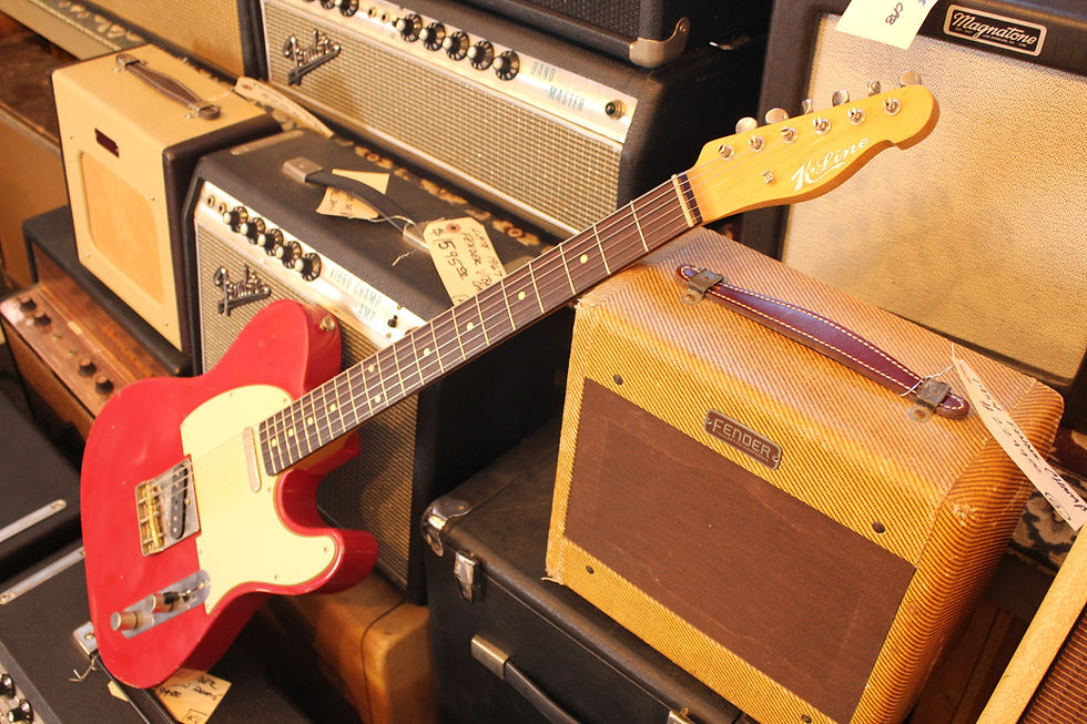 Thumbnail: K-Line Guitars Truxton Dakota Red