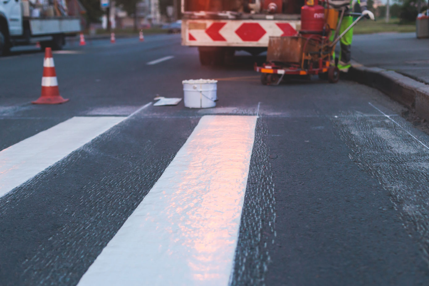 Crosswalk Line Striping