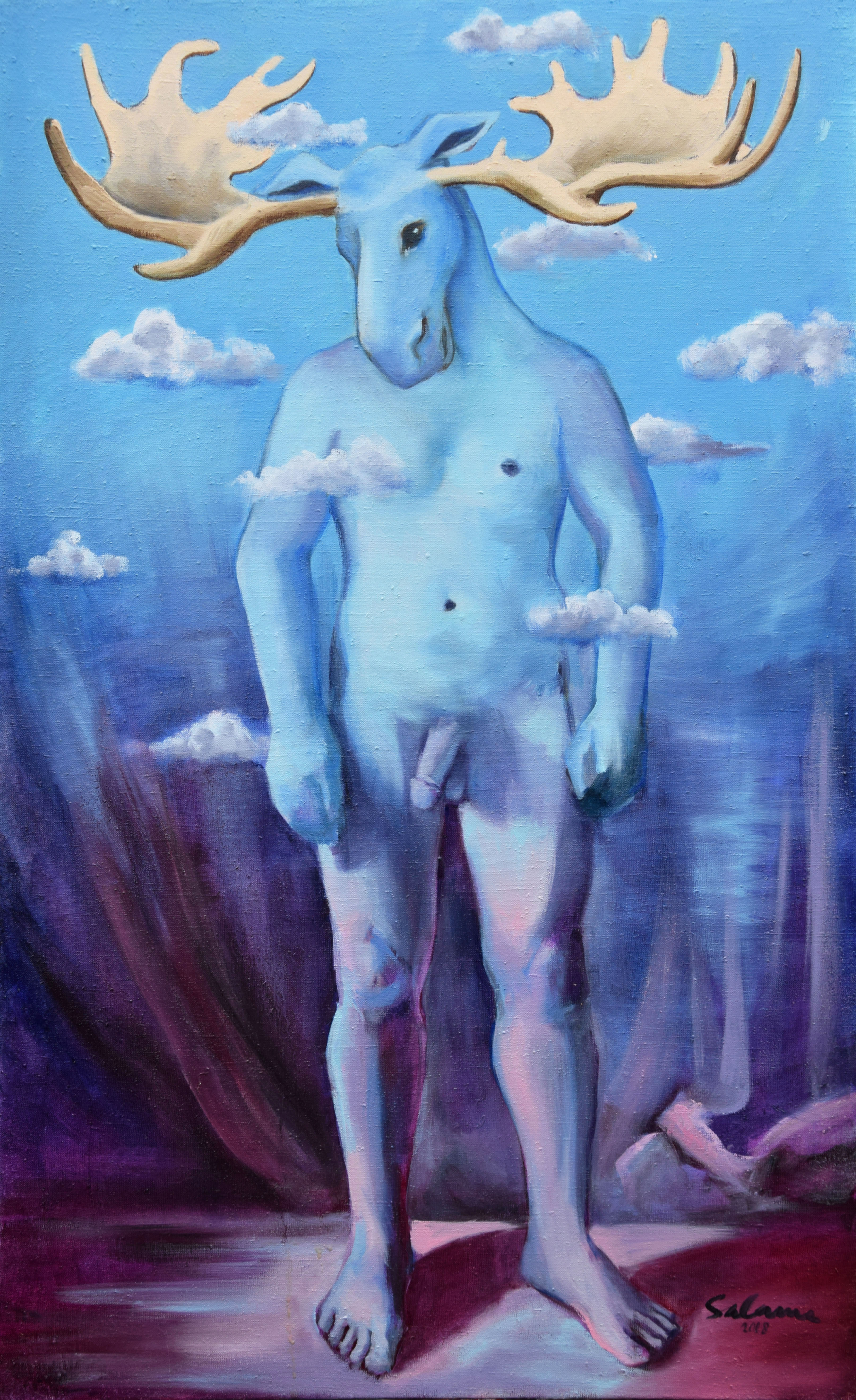 "Hirvimies" ("Moose man")