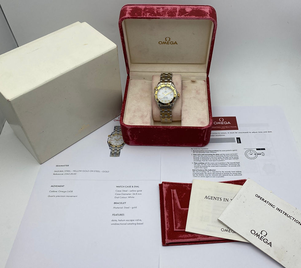 Thumbnail: Omega Seamaster Midsize Quartz Watch 35mm Steel & 18ct Gold 2362.20.00