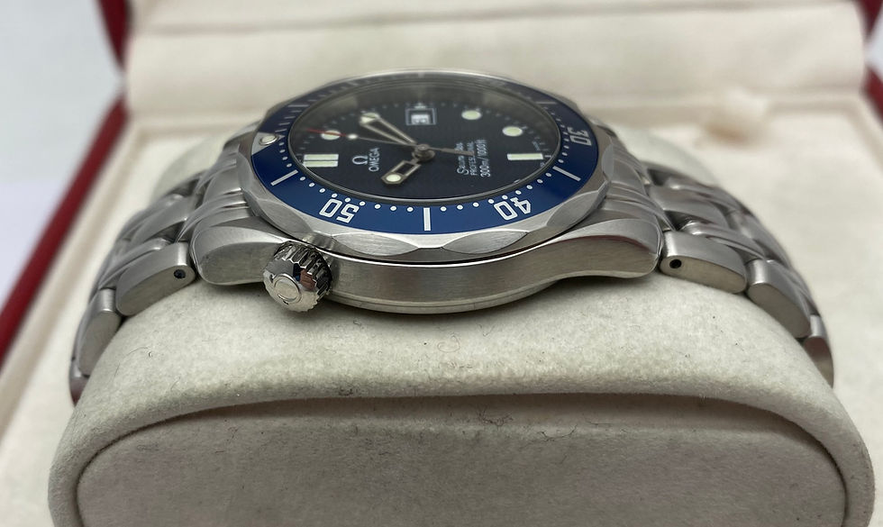 Thumbnail: Omega Seamaster Midsize Quartz Watch Blue 36mm 2561.80.00