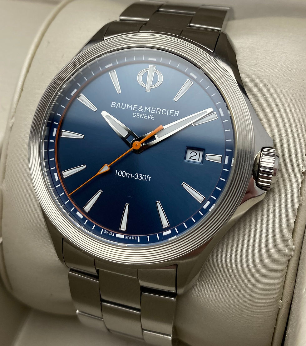 Baume & Mercier Clifton Club Quartz Watch 42mm 65841 Box/Papers 2023