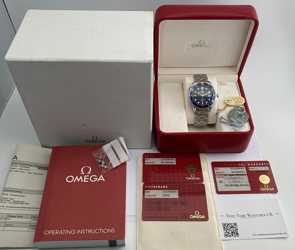 Thumbnail: *Box/Papers/Service* Omega Seamaster Co-Axial Bond Casino Royale 41mm 2220.80.00