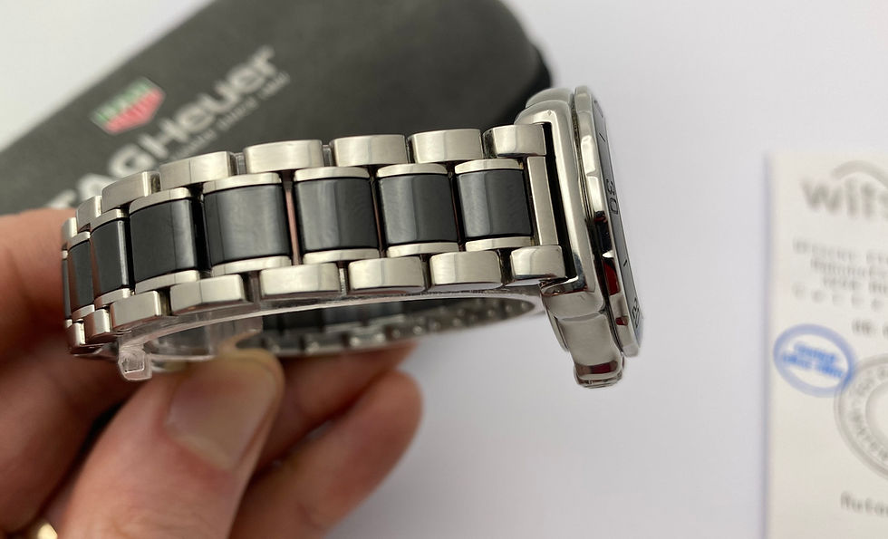 Thumbnail: Tag Heuer Formula 1 Ladies Ceramic Diamond Watch Black 32mm