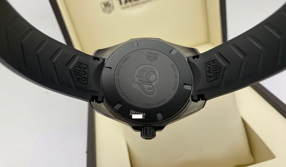 Thumbnail: Tag Heuer Aquaracer Night Diver Titanium 43mm WAY108A Black