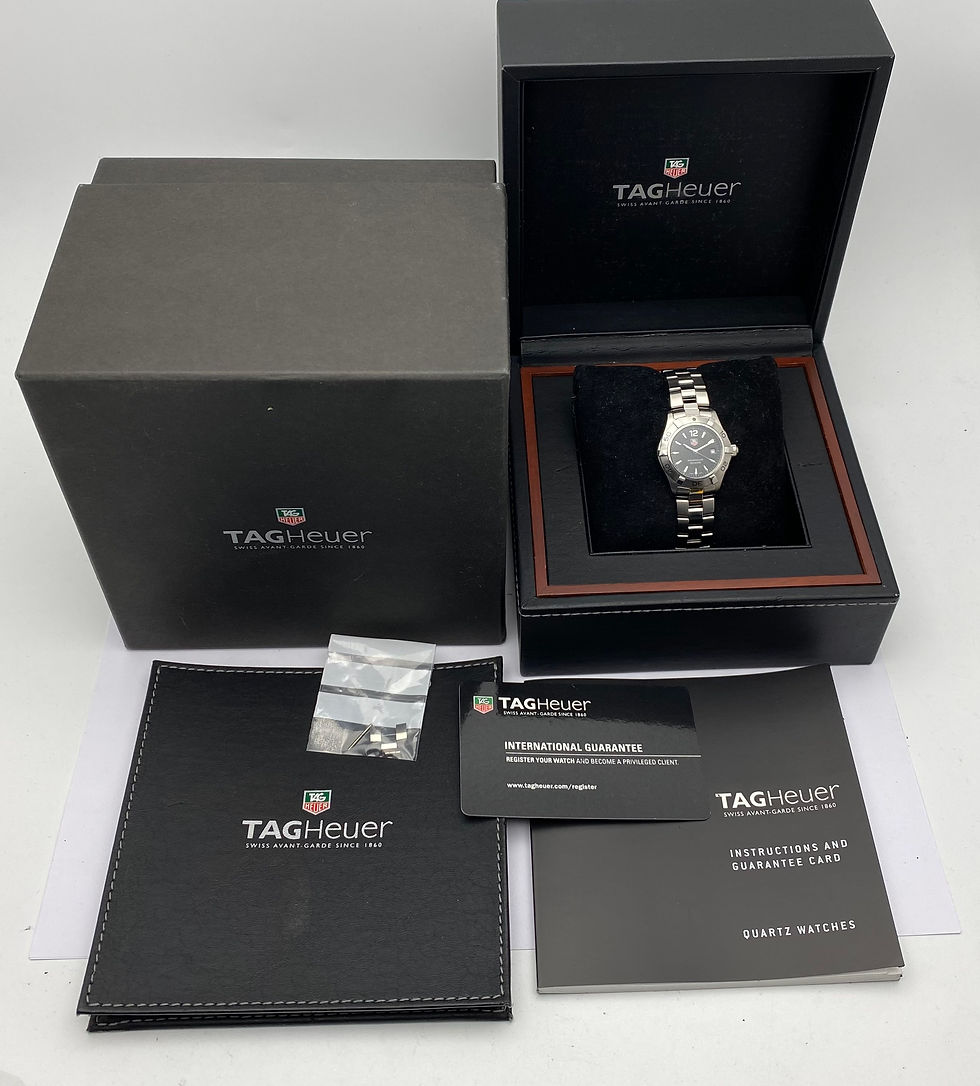 Thumbnail: *Box/Papers* Tag Heuer Aquaracer Ladies Watch Black WAF1410.BA0823 27mm