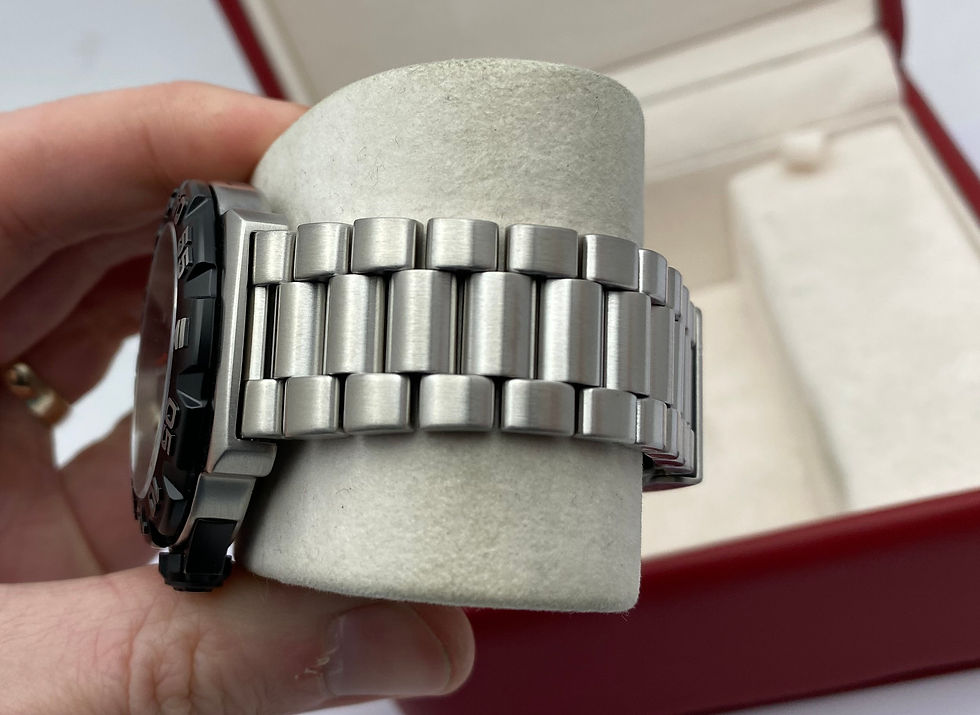 Thumbnail: *Serviced/New Strap* Tag Heuer Formula 1 Gents Watch Black Quartz WAH1110 41mm