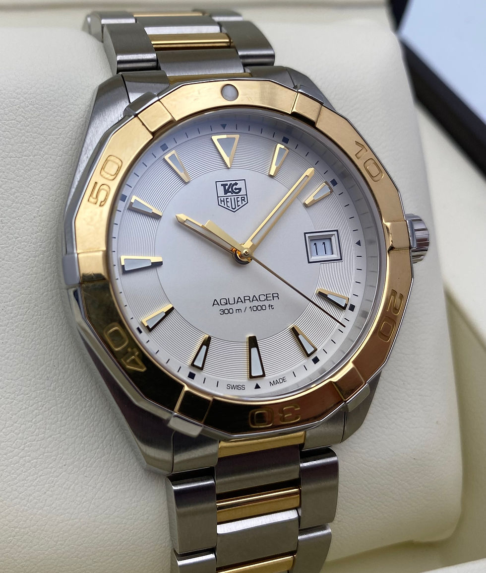 Thumbnail: Tag Heuer Aquaracer Steel & Gold Quartz 41mm WAY1151.BD0912