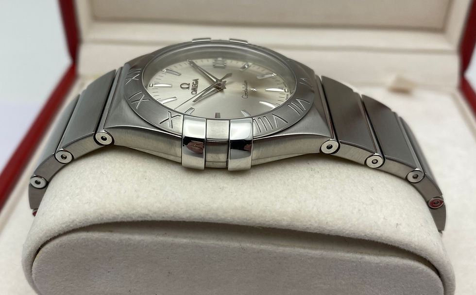 Thumbnail: *Box/Papers/Unworn* Omega Constellation Quartz Silver 35mm 123.10.35.60.02.001