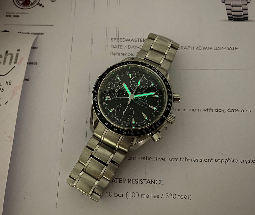 Thumbnail: Omega Speedmaster Day-Date Chronograph Gents Watch Black 40mm 3220.50.00