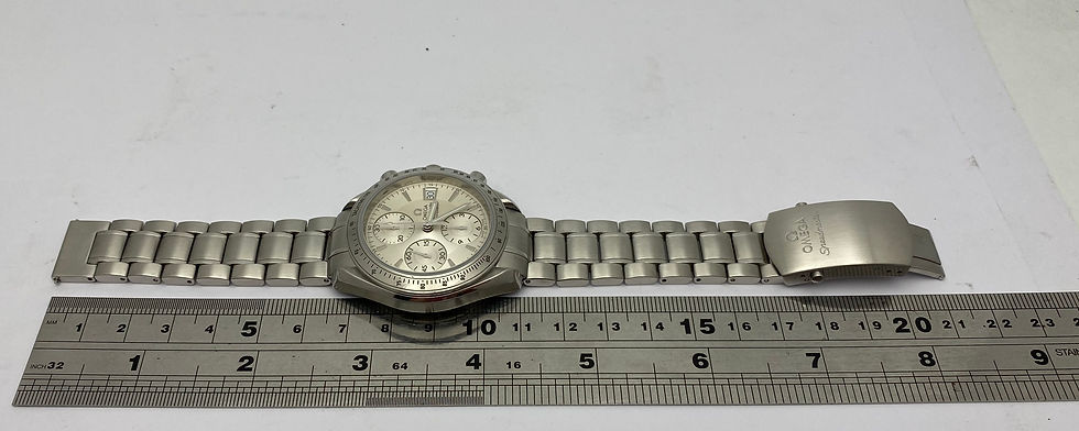 Thumbnail: Omega Speedmaster Date Chronograph Gents Watch Silver 40mm 3211.30.00