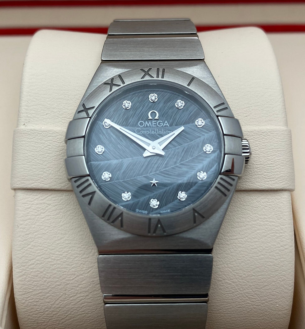 Omega Constellation Ladies Diamond Dial 27mm 123.10.27.60.56.001