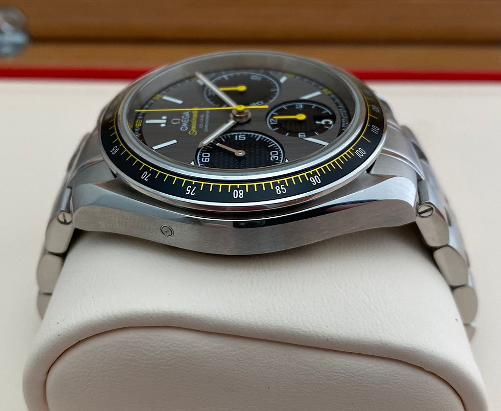 Thumbnail: *Boxed/Papers* Omega Speedmaster Racing Grey/Yellow 40mm 326.30.40.50.06.001