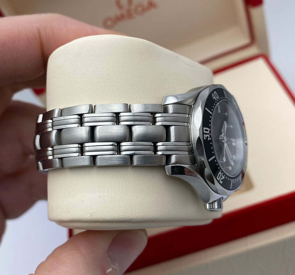 Thumbnail: *Box/Papers* Omega Seamaster Ladies Quartz Watch Black 28mm 212.30.28.61.01.001