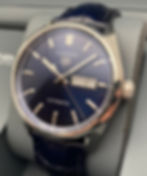 Tag Heuer Carrera Calibre 5 Day Date Watch Blue 41mm WBN2012