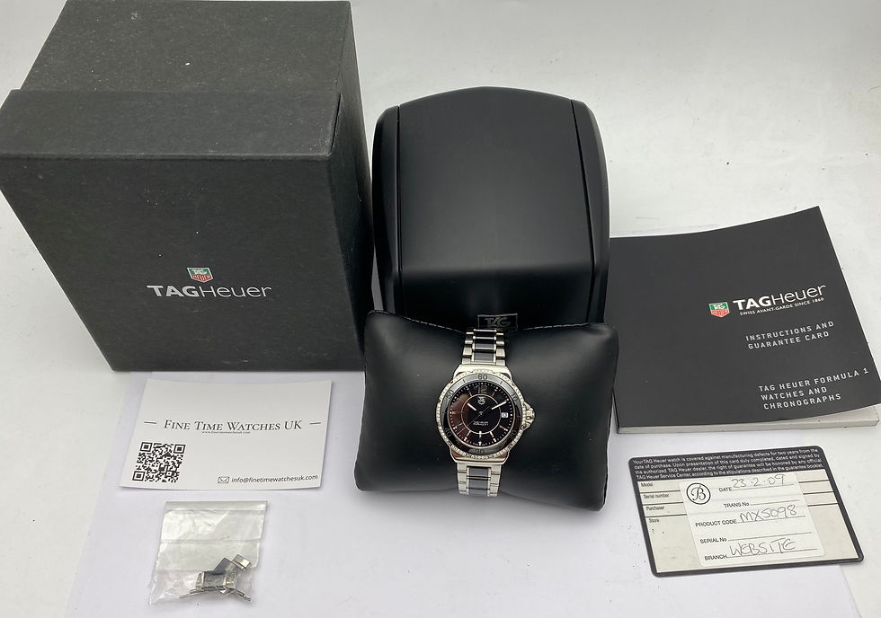 Thumbnail: *Box/Papers/RRP £2100* Tag Heuer Formula 1 Ladies Diamond Watch WAH1212 37mm