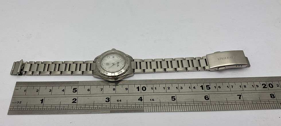 Thumbnail: *Box/Papers/Stunning* Tag Heuer Aquaracer Diamond Ladies Watch WAY1413 27mm
