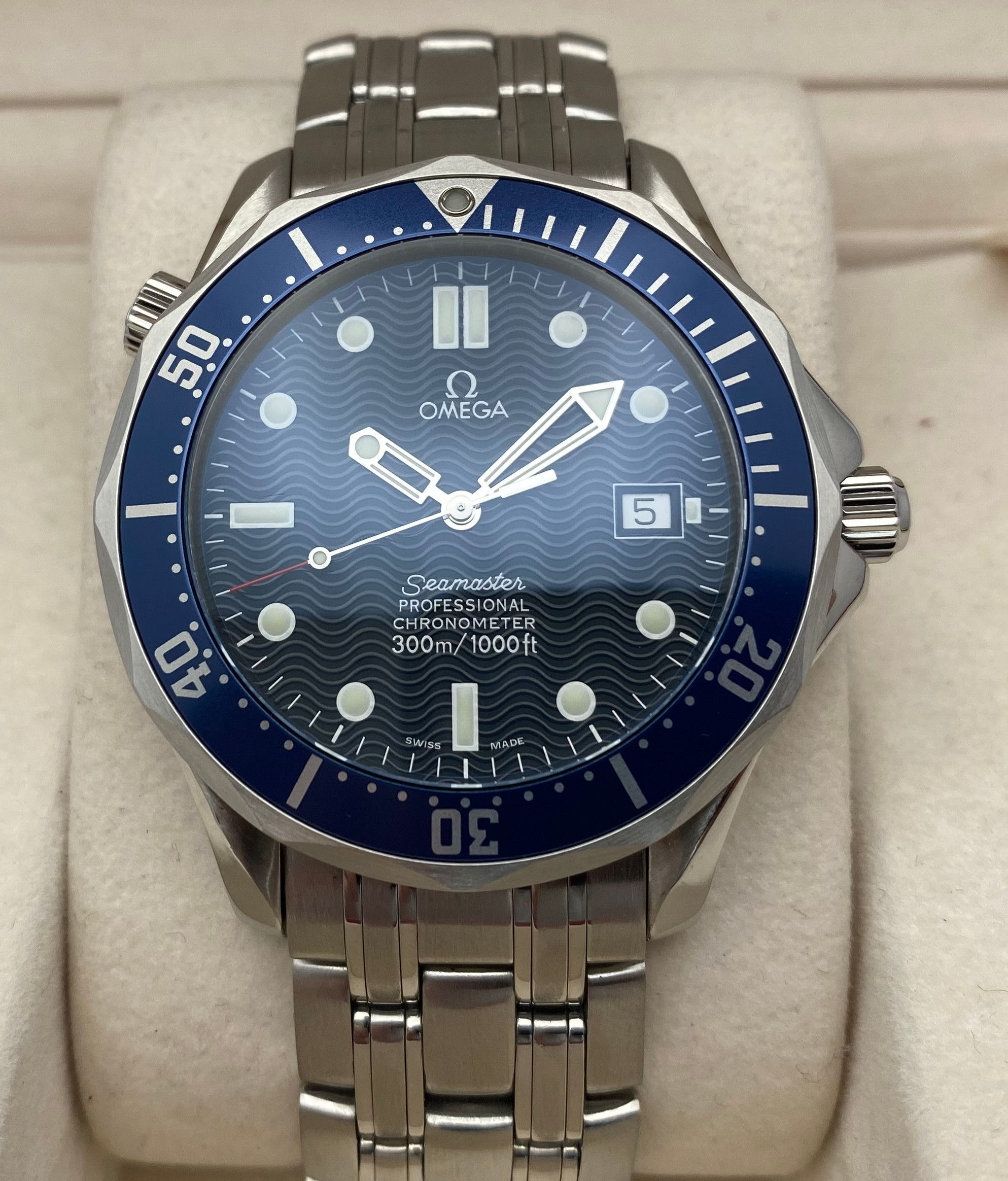 Omega Seamaster Gents Bond Watch Blue Automatic 41mm 2531.80.00