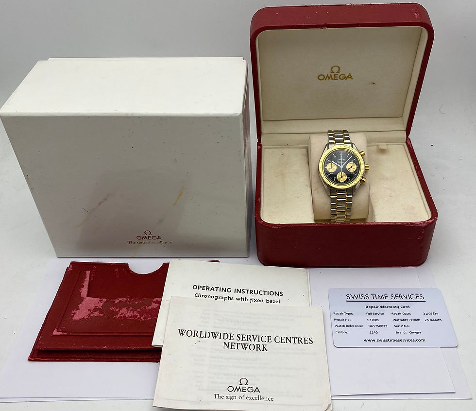 Thumbnail: *Serviced/Super Rare* Omega Speedmaster Reduced Steel & Gold 39mm 175.0033