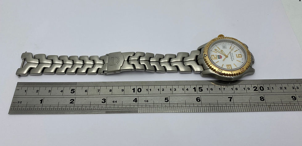 Thumbnail: *Rare* Tag Heuer Link Mens Watch Steel & 18K Gold WT1150 41mm